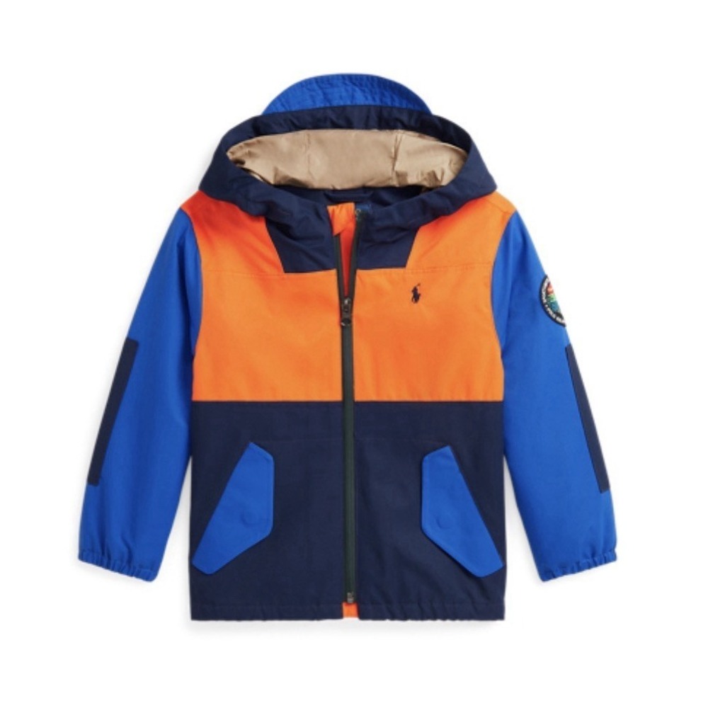 Polo Ralph Lauren P-Layer 1 Color-Blocked Hooded Jacket Boys 2T NWT $155 Unisex